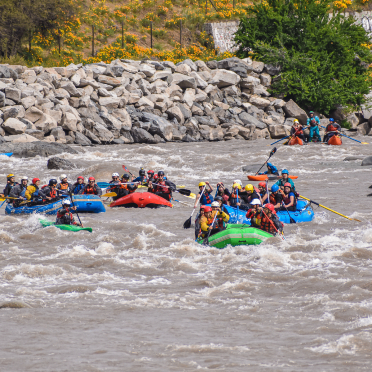 Rafting Standard | 9 km de Diversión y Aventura – Santiago Rafting