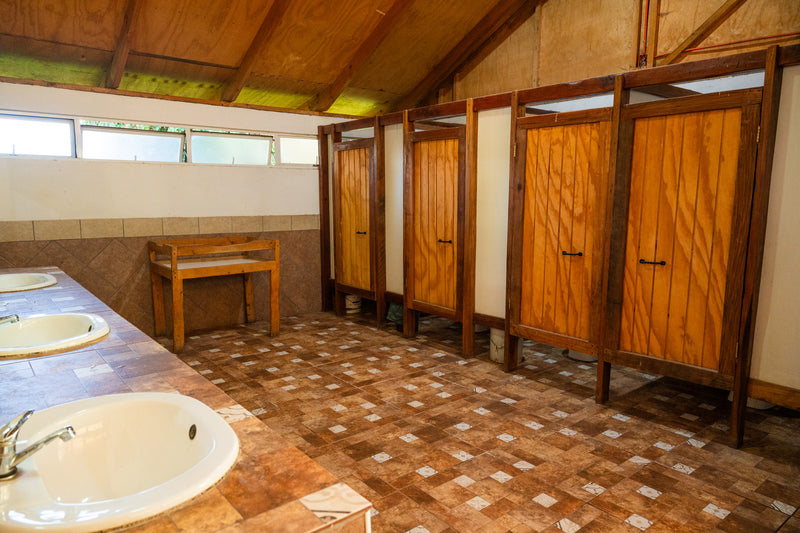 Baños y duchas del parque